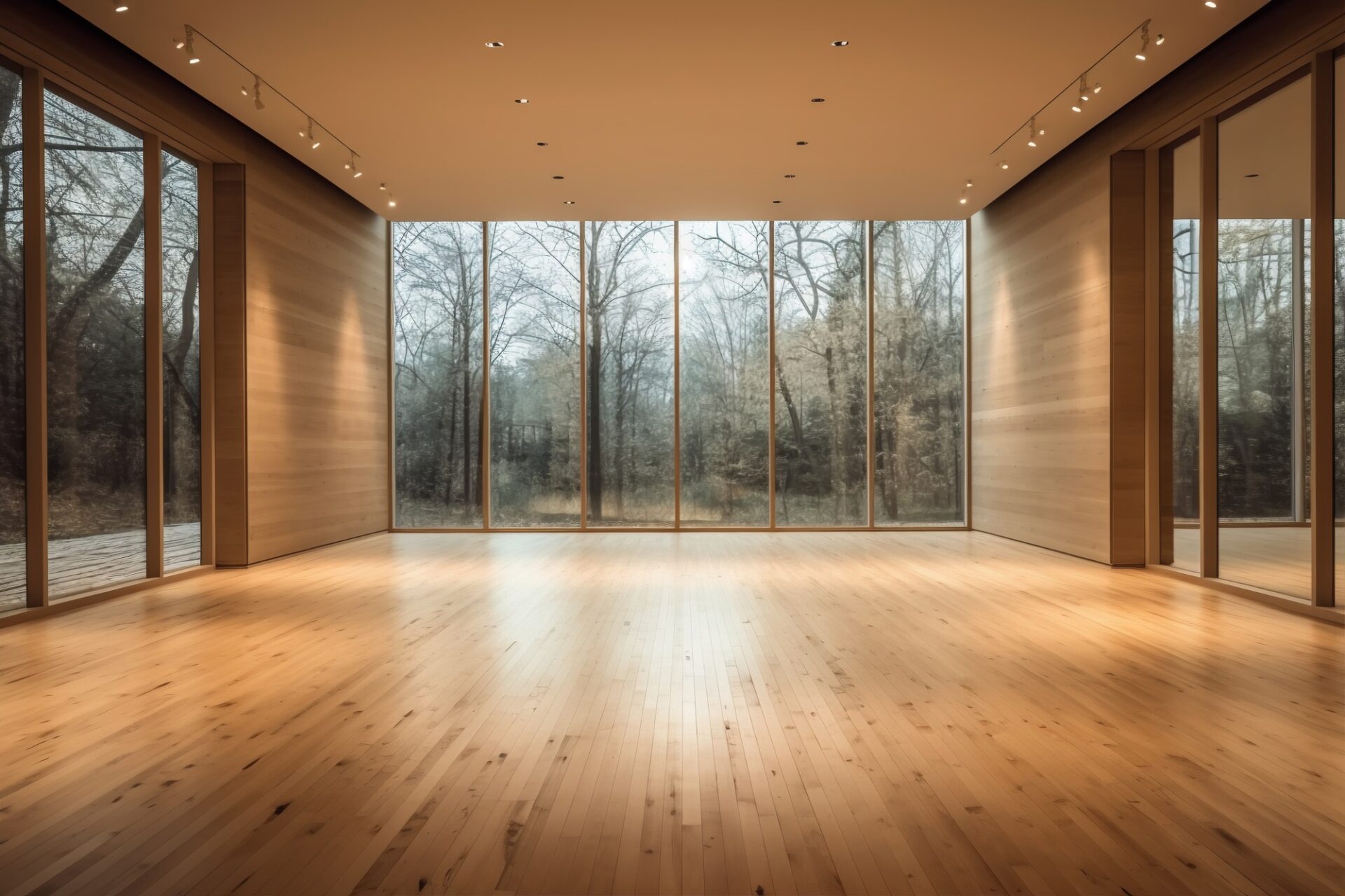 Modern and empty room Modern and empty room